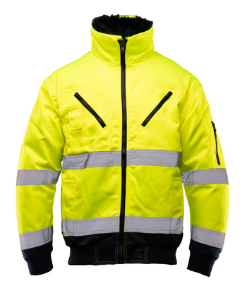 Kurtka ostrzegawcza odblaskowa bomber 3 w 1 BENEFIT HI VI