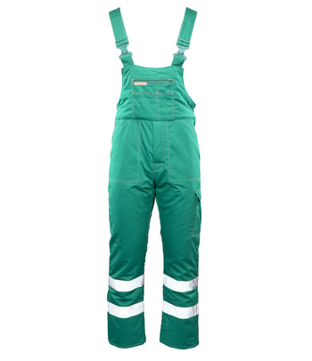 Spodnie ogrodniczki ocieplane odblaskowe BRIXTON SNOW