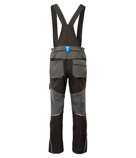 Spodnie ogrodniczki ocieplane softshell SEVEN KINGS TOPAZ