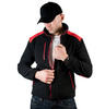 Polar bluza z wzmocnieniami czarno-czerwona FLRA 340