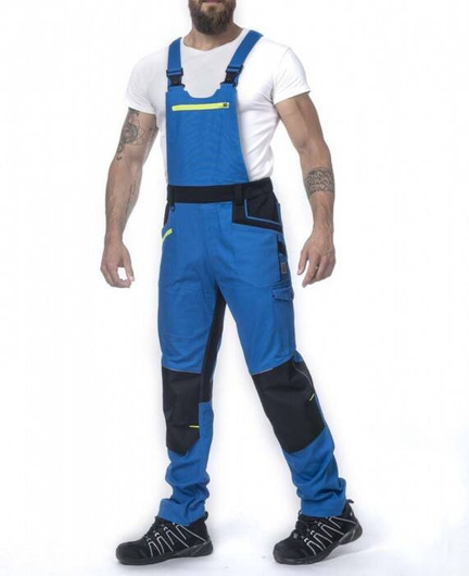 Spodnie ogrodniczki Ardon 4Xstretch - niebieski