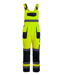 Spodnie robocze ogrodniczki Brixton odblaskowe