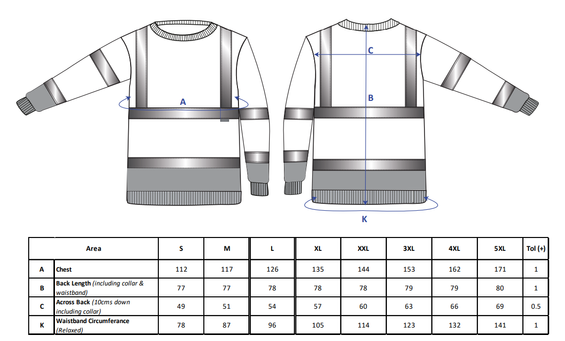 Bluza robocza ostrzegawcza bez kaptura Portwest B303