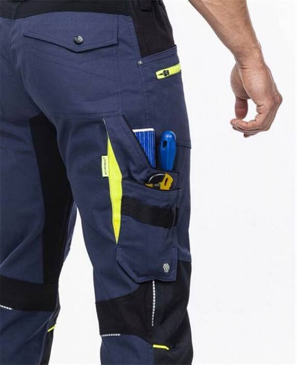 Spodnie ogrodniczki Ardon 4Xstretch - granatowy