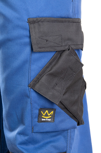 SPODNIE ROBOCZE OGRODNICZKI NIEBIESKIE SAPHIR