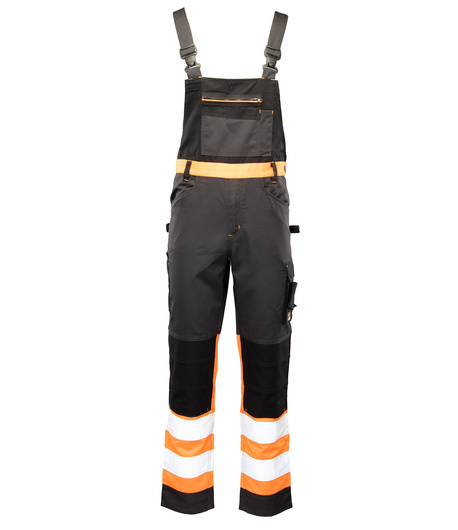 Spodnie robocze ogrodniczki odblaskowe SEVEN KINGS FLASH