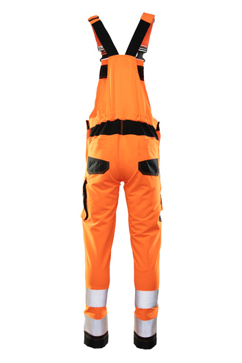 SPODNIE ROBOCZE OGRODNICZKI OSTRZEGAWCZE FLASH