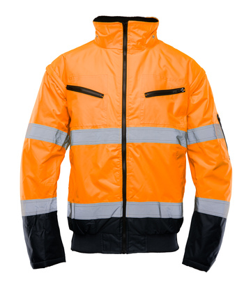 Kurtka ostrzegawcza odblaskowa bomber 2 w 1 BENEFIT HI VI