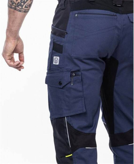 Spodnie ogrodniczki Ardon 4Xstretch - granatowy