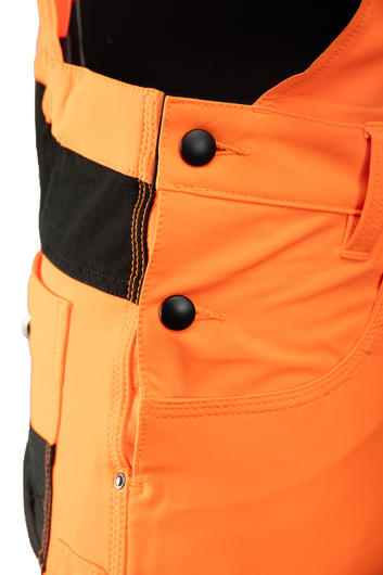 SPODNIE ROBOCZE OGRODNICZKI OSTRZEGAWCZE FLASH