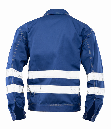 Bluza robocza klasyczna Brixton Classic odblaskowa niebieska
