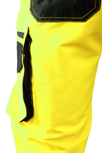 SPODNIE ROBOCZE OGRODNICZKI OSTRZEGAWCZE FLASH