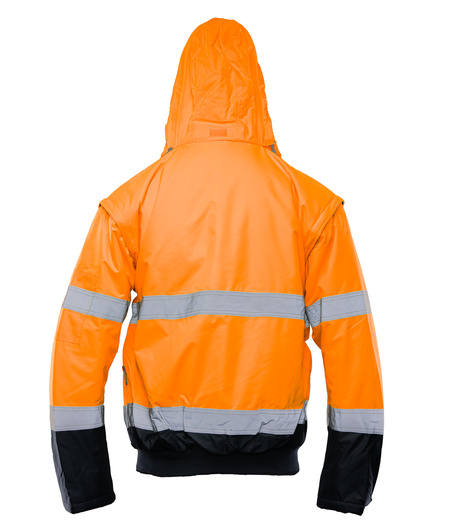 Kurtka ostrzegawcza odblaskowa bomber 2 w 1 BENEFIT HI VI