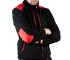 Polar bluza z wzmocnieniami czarno-czerwona FLRA 340