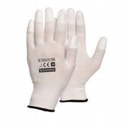 RĘKAWICE ROBOCZE X-TOUCH WHITE FIN