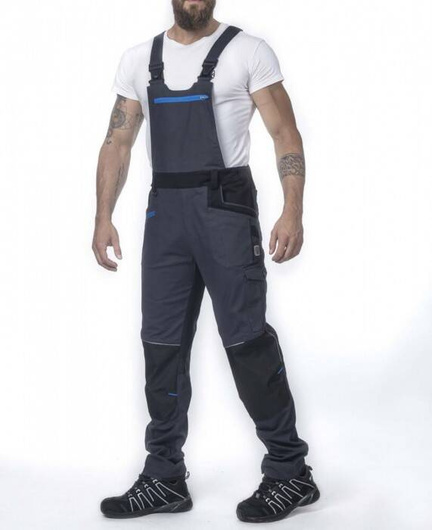 Spodnie ogrodniczki Ardon 4Xstretch - ciemnoszary