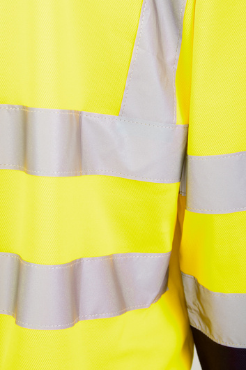 Koszulka ostrzegawcza BRIXTON FLASH na długi rękaw żółty/granat