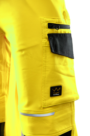 SPODNIE ROBOCZE OGRODNICZKI OSTRZEGAWCZE FLASH