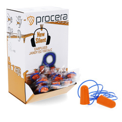 Zatyczki do uszu z sznurkiem piankowe EC-1001A-C