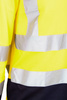 Koszulka ostrzegawcza BRIXTON FLASH na długi rękaw żółty/granat