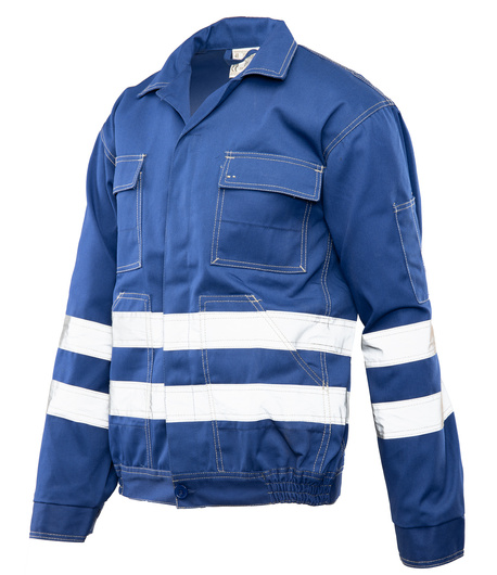 Bluza robocza klasyczna Brixton Classic odblaskowa niebieska