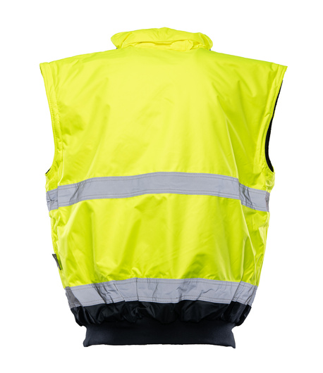 Kurtka ostrzegawcza odblaskowa bomber 2 w 1 BENEFIT HI VI