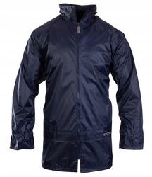 Kurtka przeciwdeszczowa granatowa