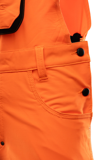 SPODNIE ROBOCZE OGRODNICZKI OSTRZEGAWCZE FLASH