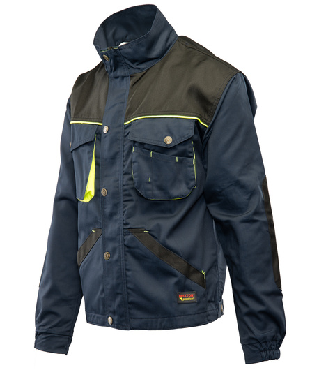 Bluza robocza Brixton practical na zamek granatowa
