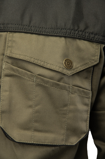 Bluza robocza Brixton practical na zamek khaki