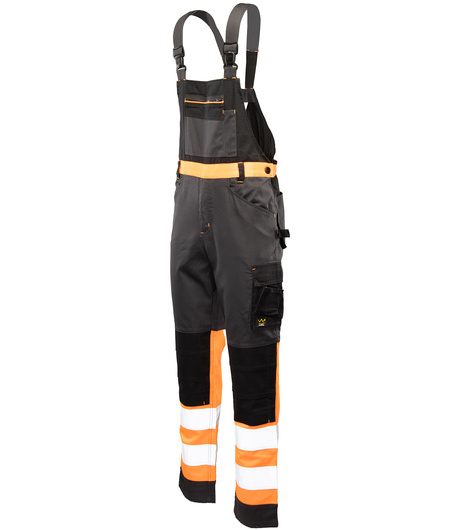 Spodnie robocze ogrodniczki odblaskowe SEVEN KINGS FLASH