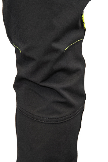 Spodnie robocze SEVEN KINGS RIVAL softshell czarny/żółty