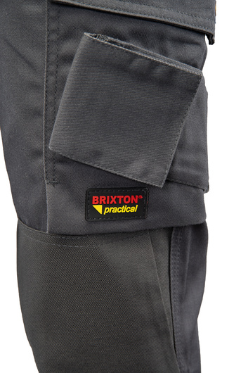 Spodnie robocze do pasa BRIXTON PRACTICAL stalowe