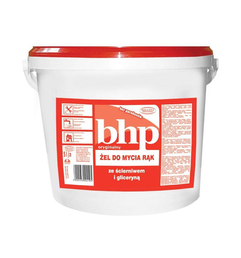 Żel BHP do mycia rąk z ścierniwem Pollena 5L