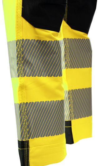SPODNIE ROBOCZE OGRODNICZKI OSTRZEGAWCZE FLASH