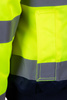 Kurtka ostrzegawcza odblaskowa bomber 3 w 1 BENEFIT HI VI