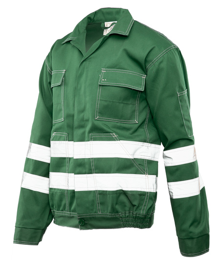 Bluza robocza klasyczna Brixton Classic odblaskowa zielona