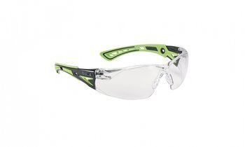OKULARY OCHRONNE BOLLE RUSH+ (PRZEZROCZYSTE) BLACK/GREEN