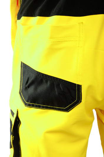 SPODNIE ROBOCZE OGRODNICZKI OSTRZEGAWCZE FLASH