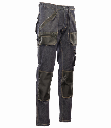 SPODNIE ROBOCZE DO PASA JEANS ROZCIĄGLIWE