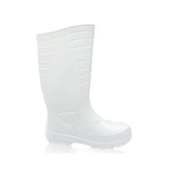 Kalosze męskie wysokie GRENLANDER białe piankowe