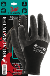 Rękawice robocze ocieplane zimowe Dragon RBLACK WINTER
