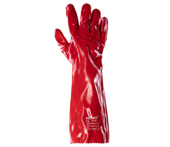 Rękawice robocze PCV POLYRED 45cm