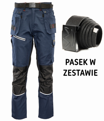 Spodnie robocze do pasa Seven Kings Pro granatowe