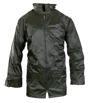 Kurtka przeciwdeszczowa zielona