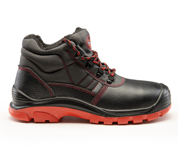 Trzewiki robocze ocieplane MAX-POPULAR RED S3