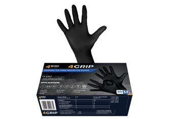 Rękawice jednorazowe GRIP BLACK