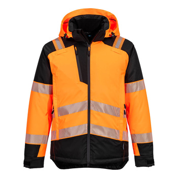 Kurtka hybrydowa PORTWEST T160 PW3 Hi-Vis – wodoodporna, ocieplana, odblaskowa