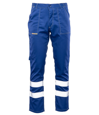 Spodnie robocze do pasa odblaskowe BRIXTON CLASSIC niebieskie