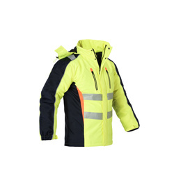 Kurtka zimowa ostrzegawcza żółta AURA